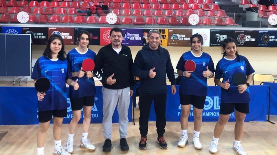 Masa Tenisi Takımımız Türkiye 6.sı oldu